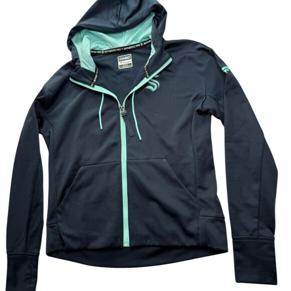 Seattle Kraken Hockey Dark Blue Hoodie Size Women's Medium. FANATICS Authentic - Picture 7 of 13